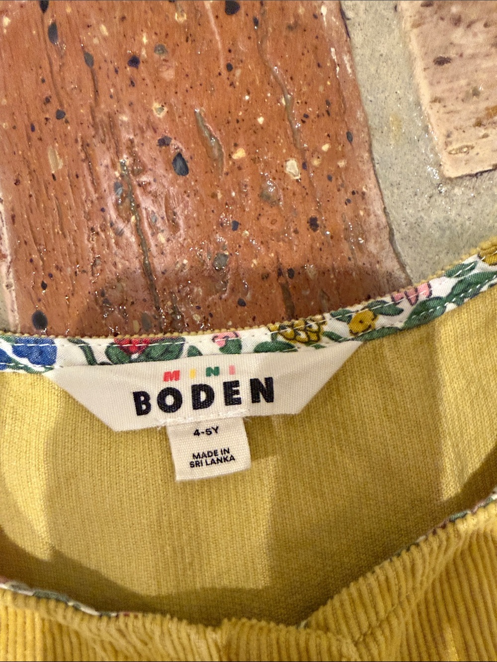 Mini Boden Corduroy Dress and Turtleneck Size 4-5Y - Picture 5 of 5